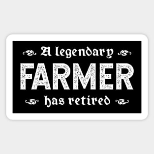 A Legendary Farmer Has Retired Sticker